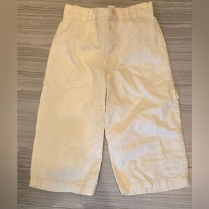 Green by Missako White Cargo Pants. Aged 18 to 24 months, 100% cotton, as new.